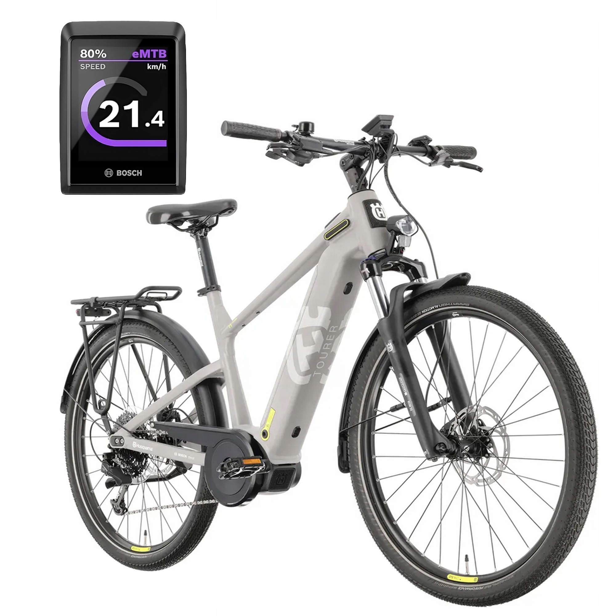 Rower elektryczny trekkingowy Husqvarna Tourer T1 Gent M Bosch 48cm 27,5"