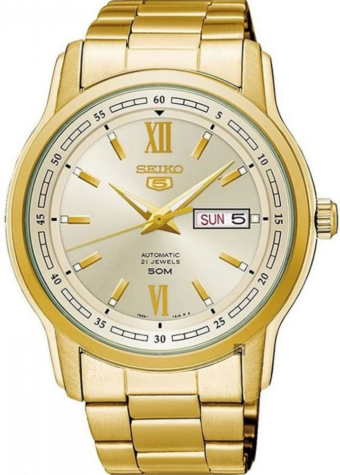 Pánské Hodinky Seiko 5 Automat Datumovka Jako Dárek Krabička