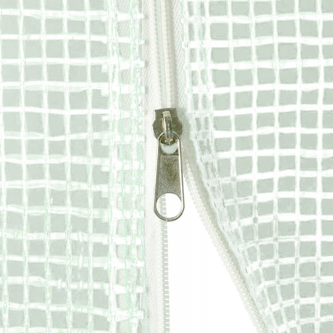 TUNEL FOLIOWY OGRODOWY SZKLARNIA 4m2 FOLIA TF02W 2x2m BIAŁY Kolor biały