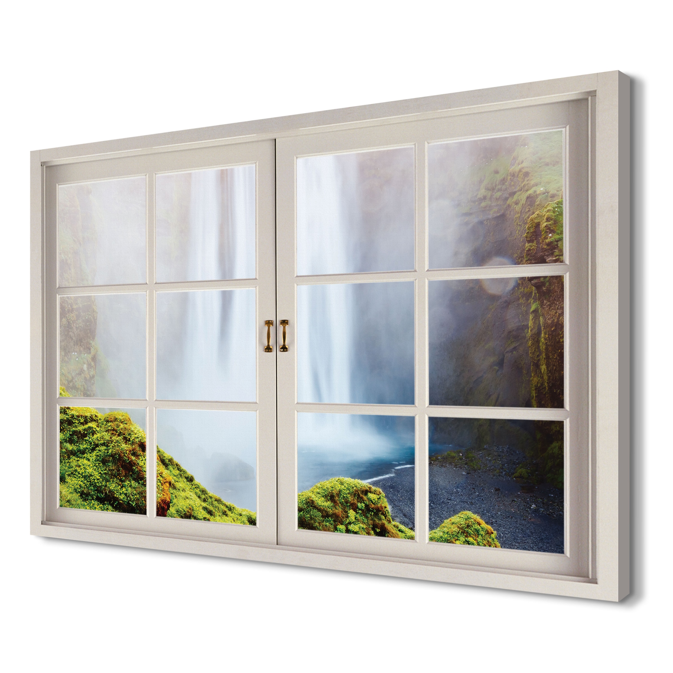 

Wodospad Skogafoss 120x80 Canvas obrazy drukowane