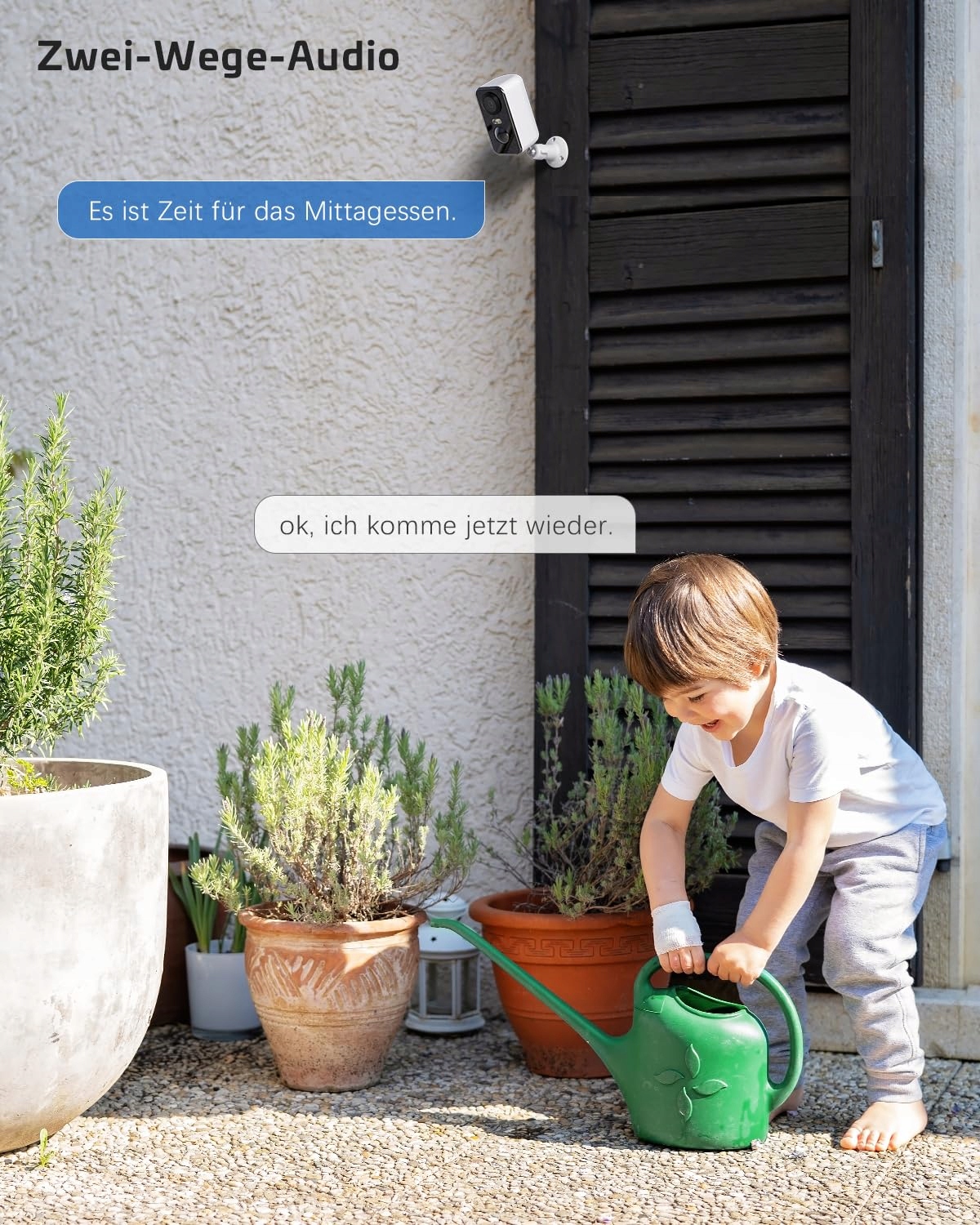 COCOCAM Kamera Zewnętrzna 2K Bezprzewodowa WiFi PIR Detekcja Ruchu AI — miniatura 4