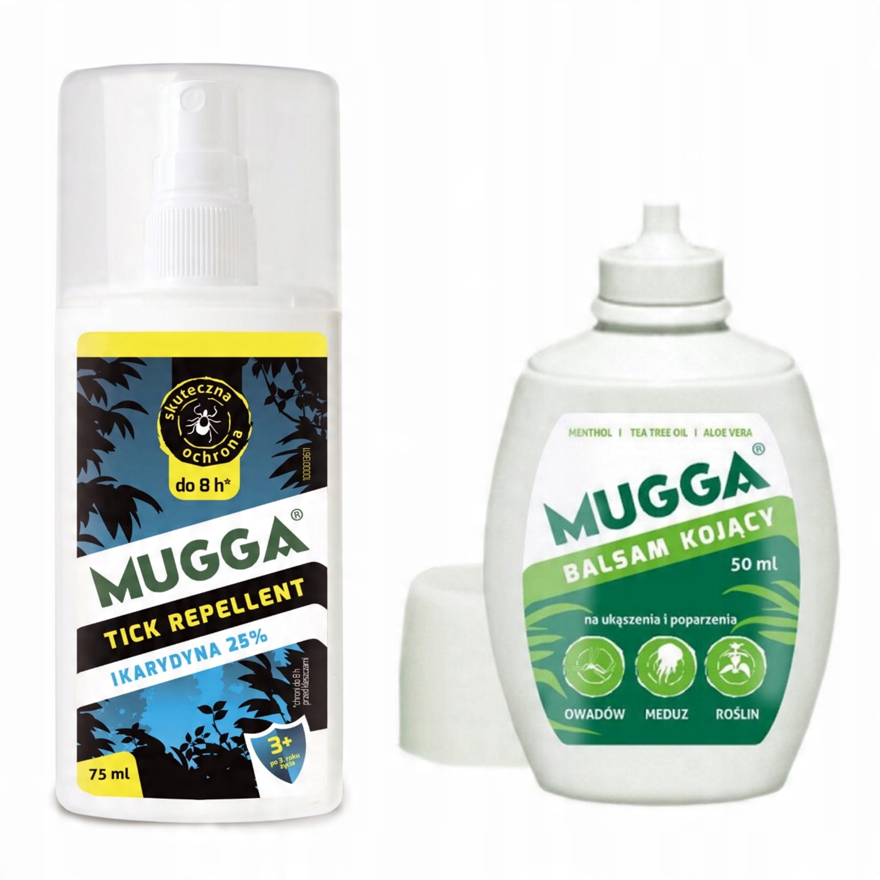 

Zestaw Środek Mugga Ikarydyna 25% Balsam Kojący