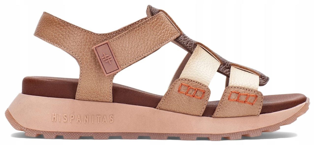 Španělské Dámské Sportovní Pohodlné Měkké Sandály Hnědé Hispanitas 38