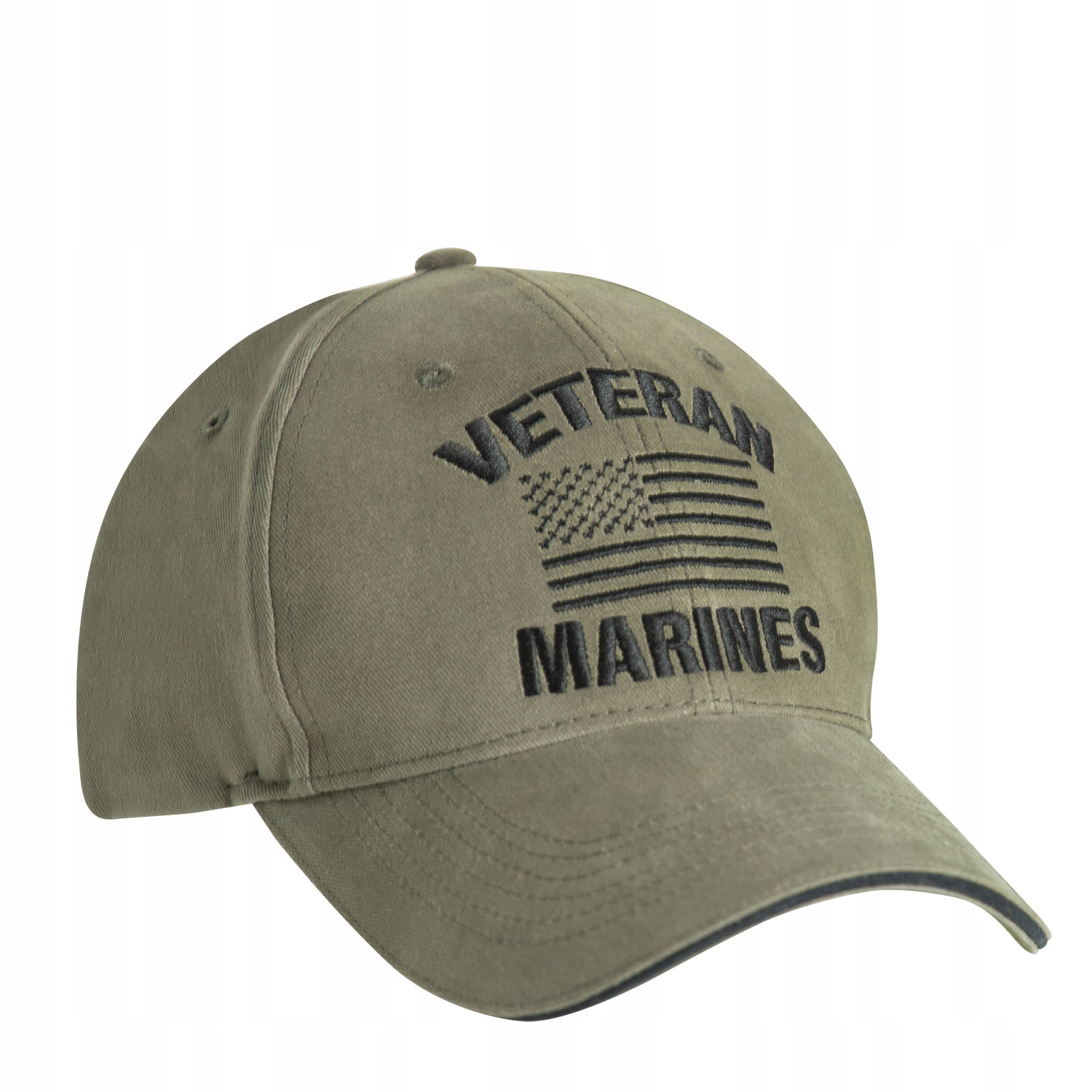 Czapka z daszkiem Vintage Marines Veteran zielona
