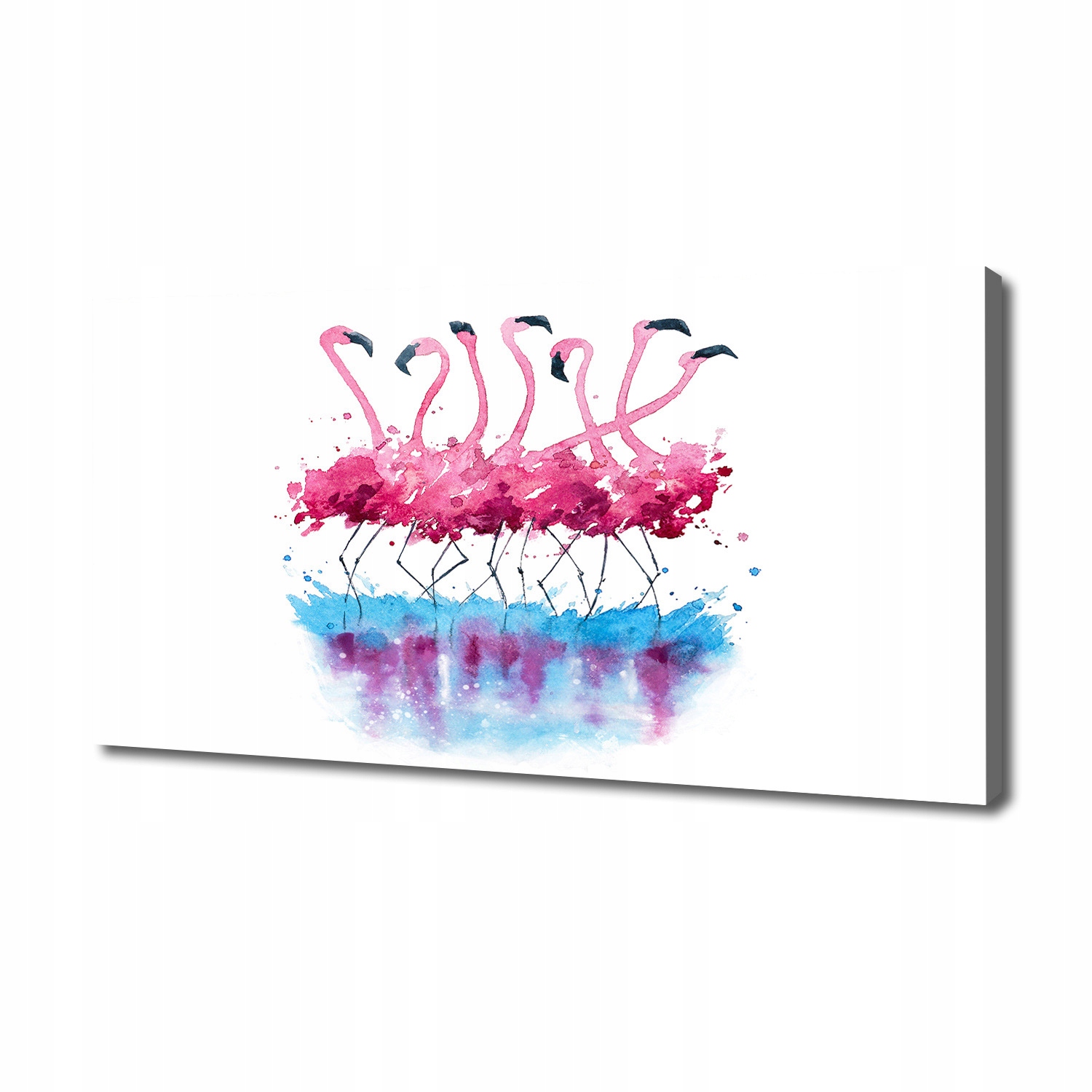 

Foto obraz canvas na ścianę Flamingi 140x70 cm