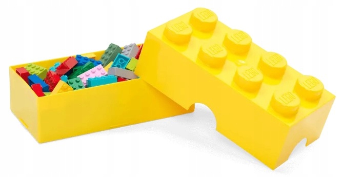 LUNCHBOX ŚNIADANIÓWKA POJEMNIK LEGO ŻÓŁTY