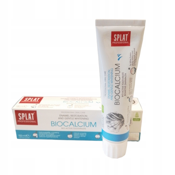 

Pasta Splat Biocalcium Odbudowa szkliwa wybielanie