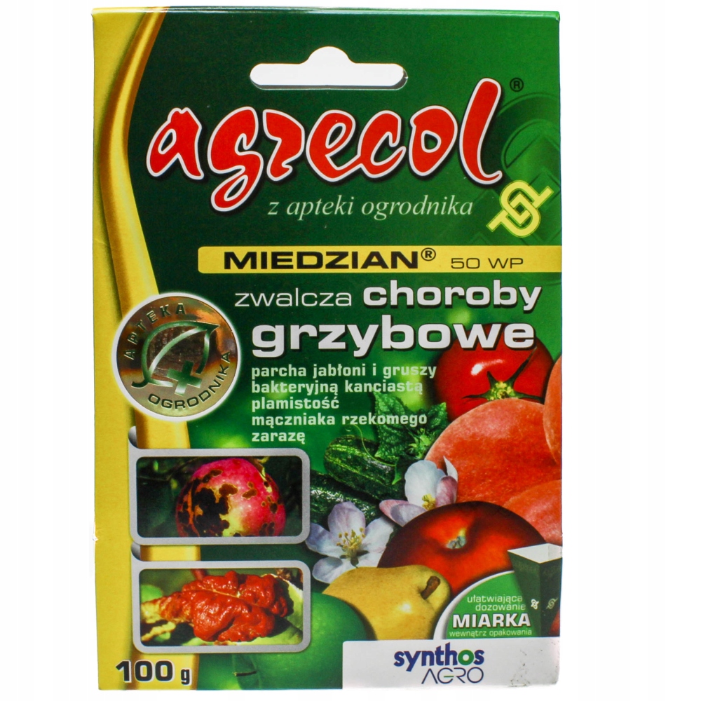 

Agrecol Miedzian 50 Wp środek grzybobójczy 100g