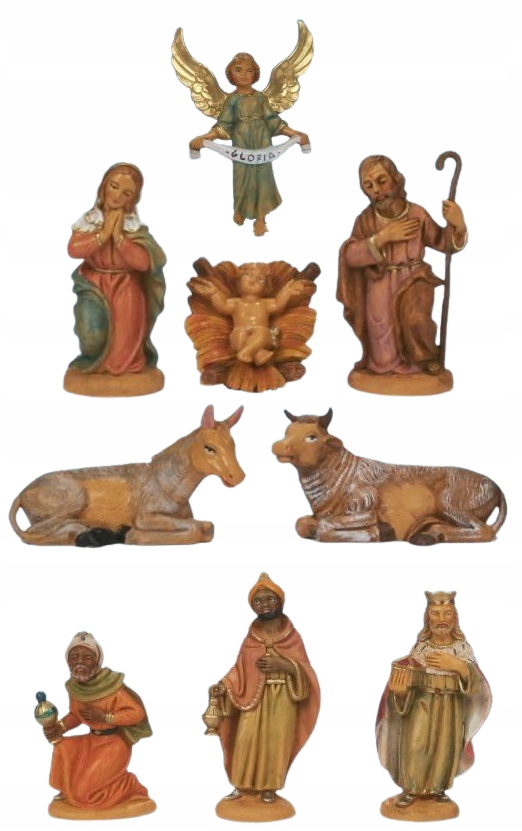 Súprava figúrok do Betlehema 9-dielna *max. 12 cm vysoké* Pvc