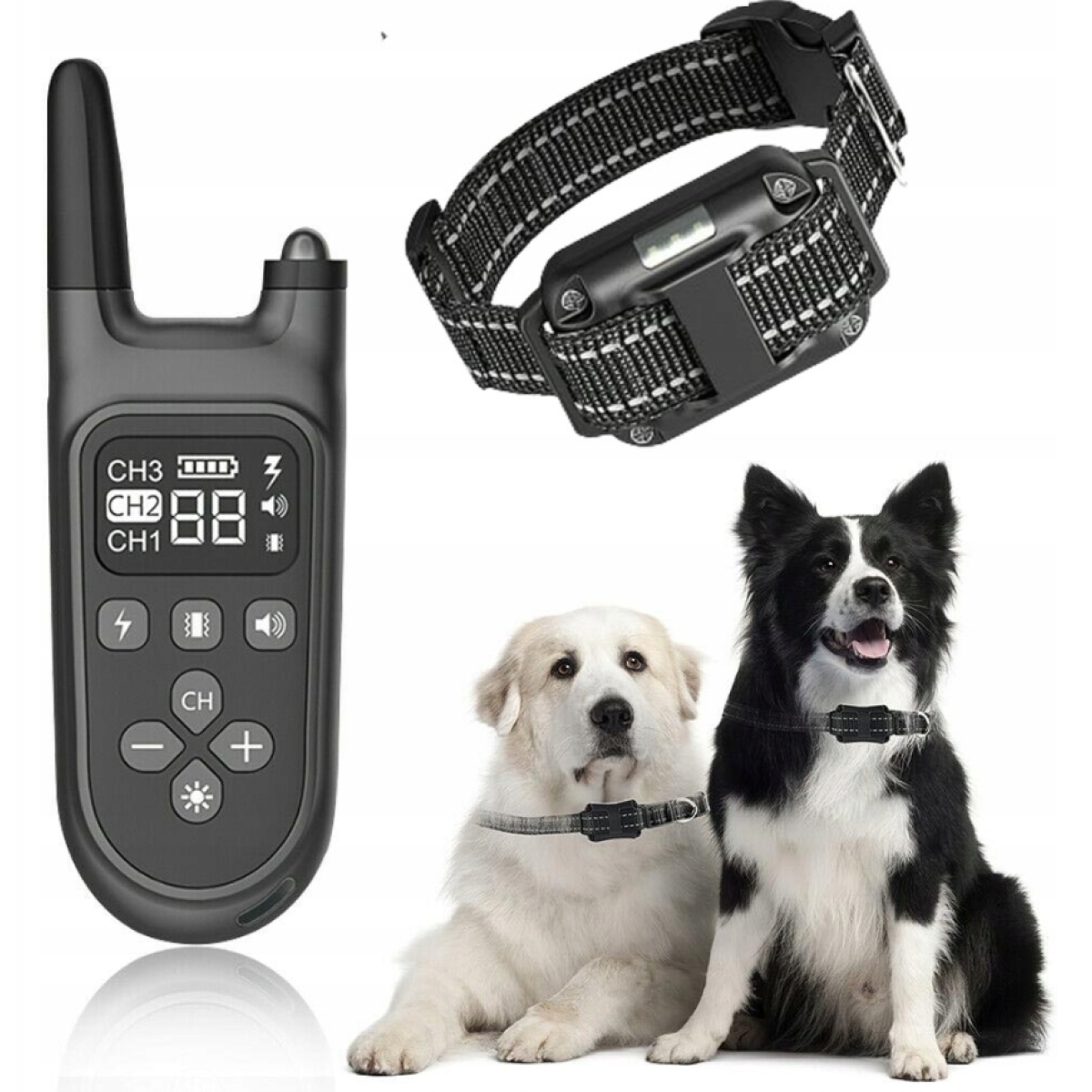 Elektrický výcvikový obojek pro psa Voděodolný Treser pro psy Pilot 800M