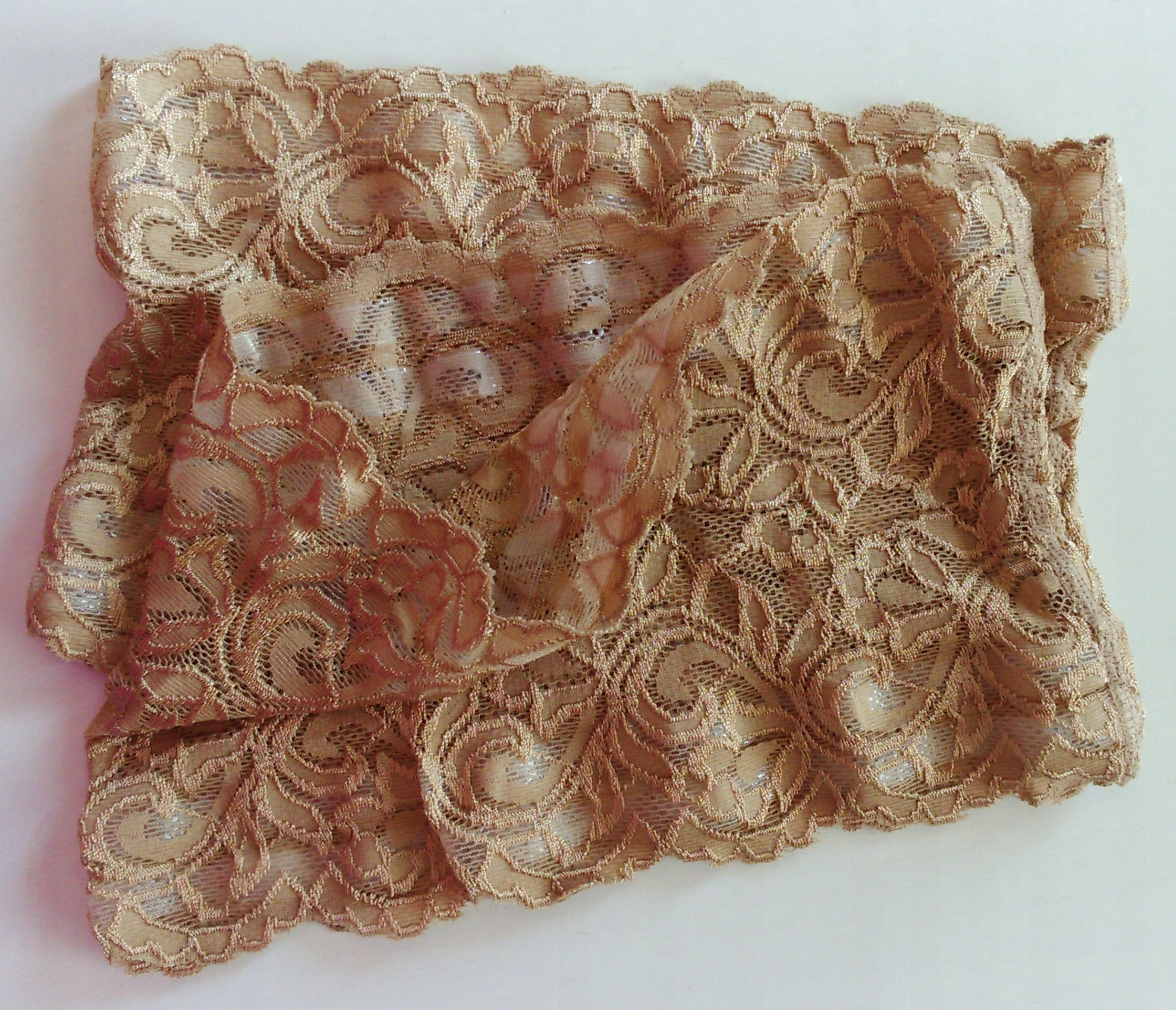 OPASKI NA UDA PRZECIW OTARCIOM KORONKOWE beżowe 3/4 2XL Rozmiar M/L