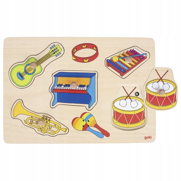 

Puzzle muzyczne grające Układanka dźwiękowa Goki
