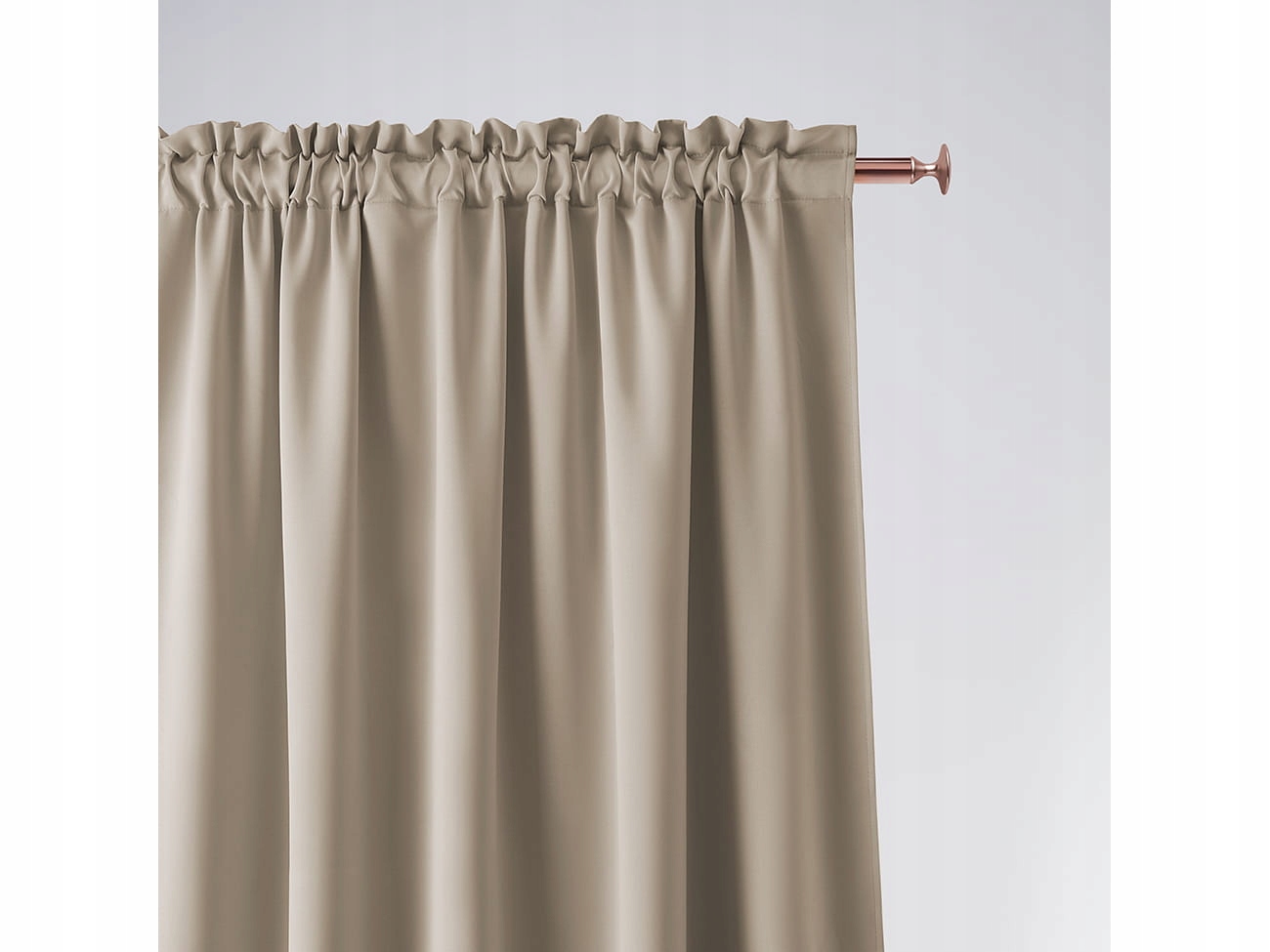 

Zasłona Aura Beżowa 180x250 Taśma