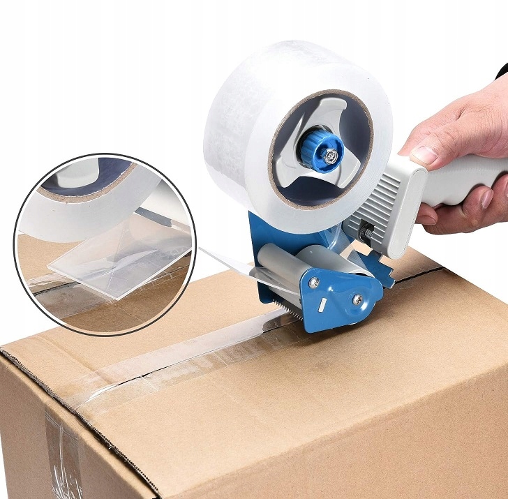 OKLEJARKA DYSPENSER ZAKLEJARKA do taśmy pakowej Maksymalna szerokość taśmy 50 mm
