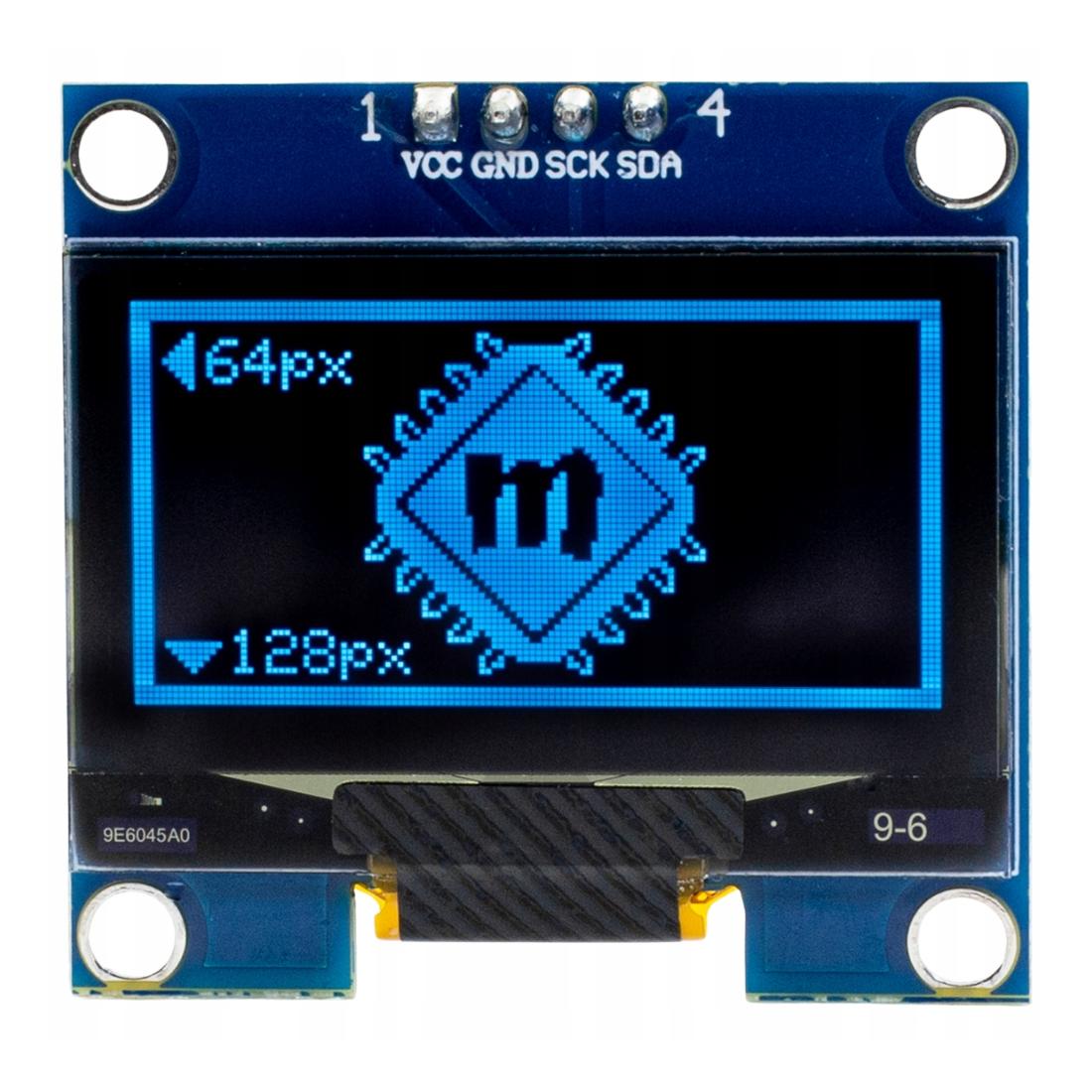 OLED-дисплей 1,3 Arduino I2C SH1106 синий