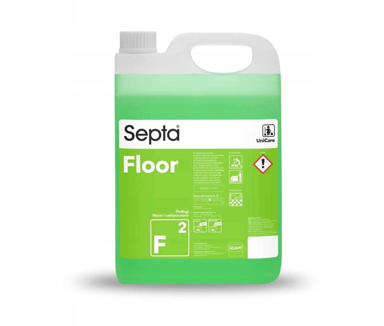 SEPTA F2 Poschodí 5L Opláchnite kvapalina pre podlahy