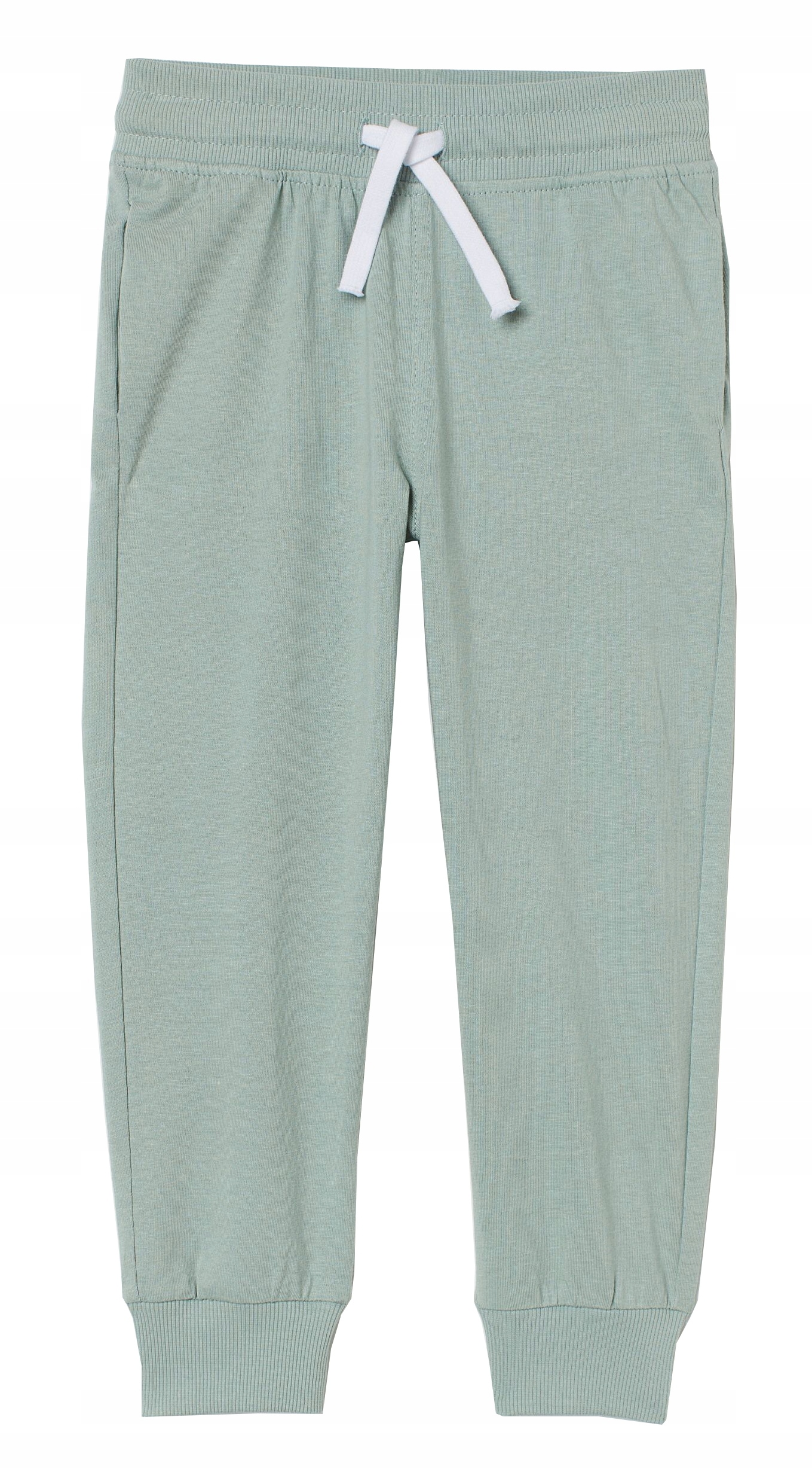 

H&m spodnie Joggersy cienkie jasnozielone 128