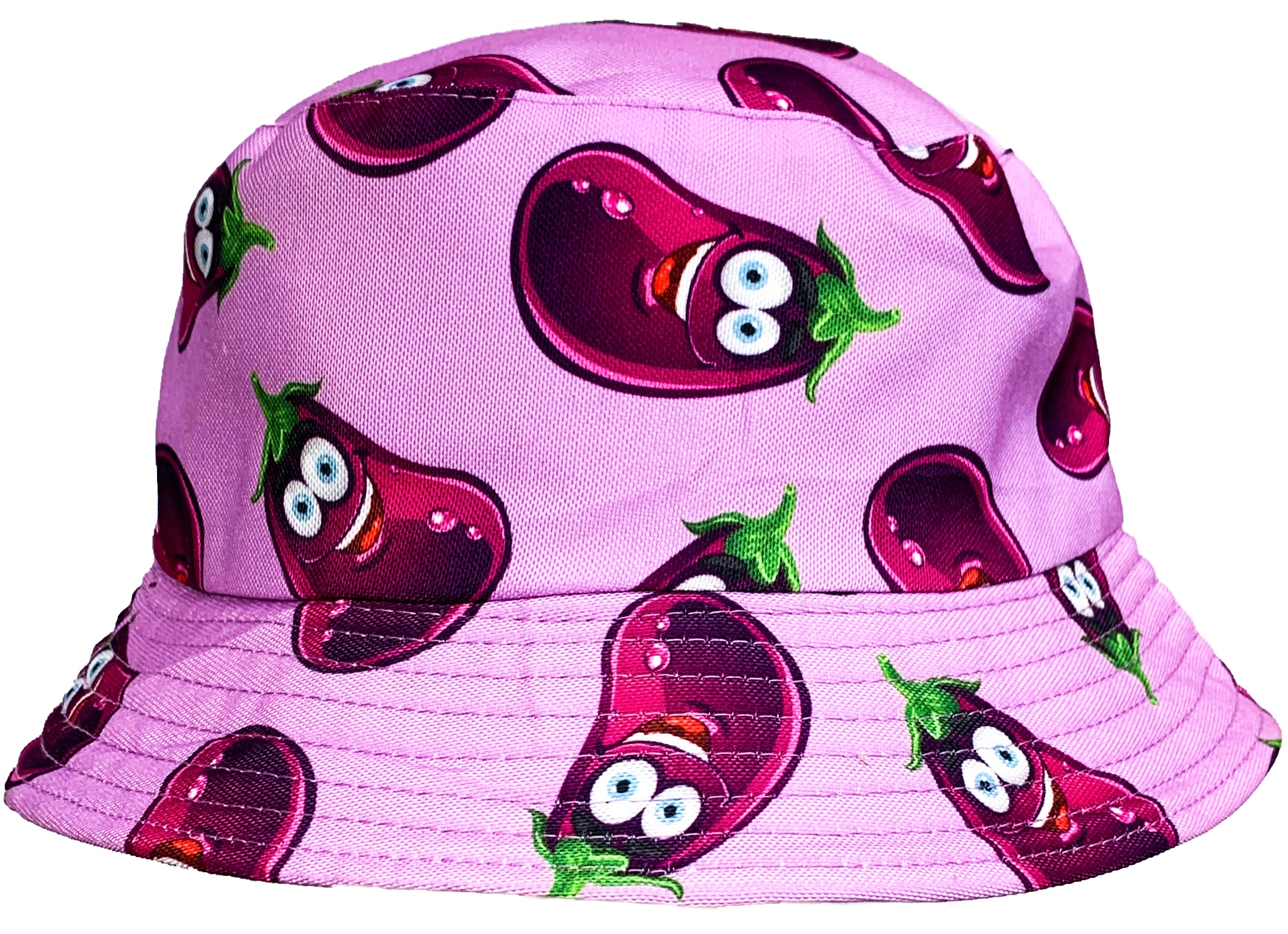 

Czapka letnia bucket hat kapelusik w bakłażany