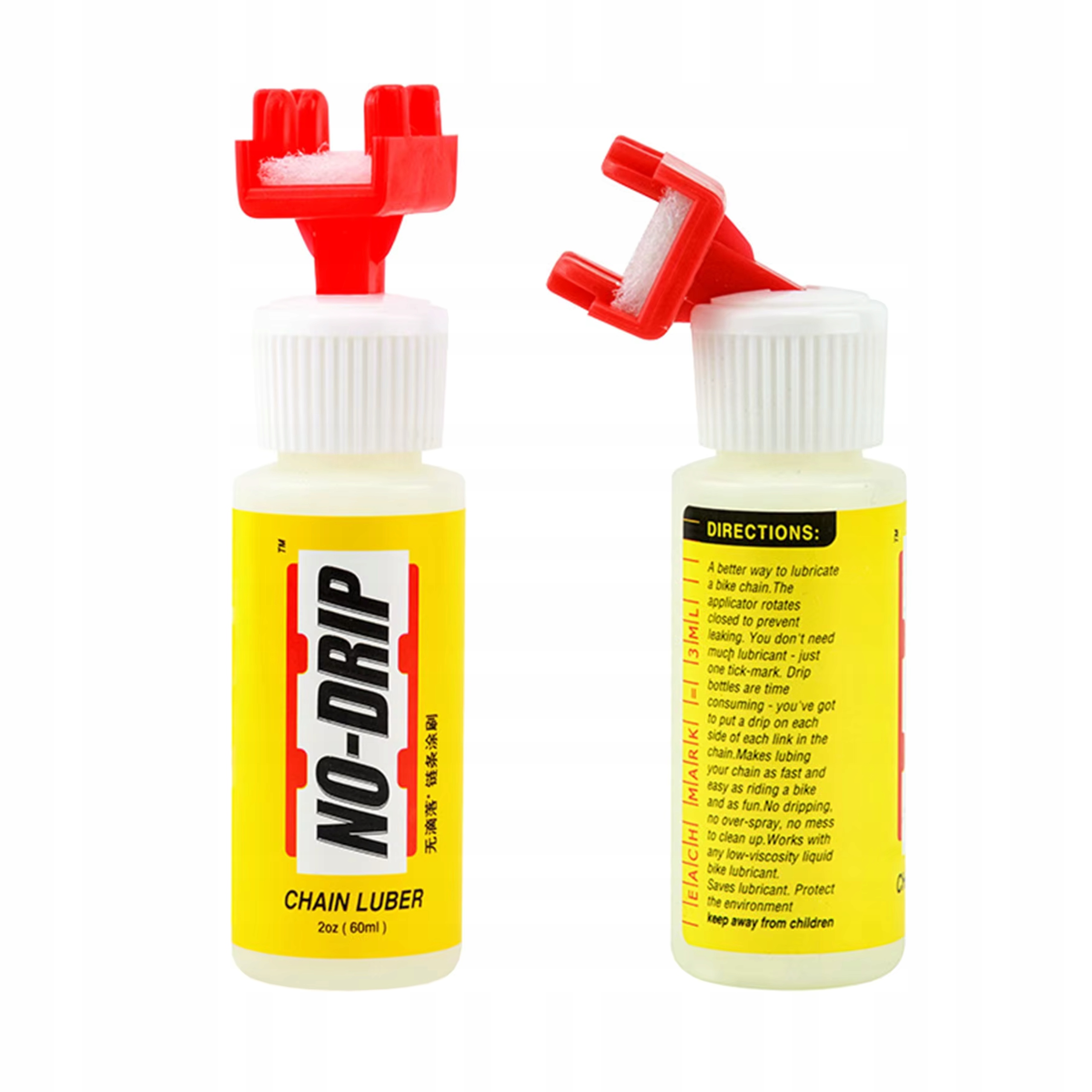OLEJARKA DO ŁAŃCUCHA ROWEROWEGO APLIKATOR OLEJU SMARU NO-DRIP EZMTB 60ML Rodzaj olej
