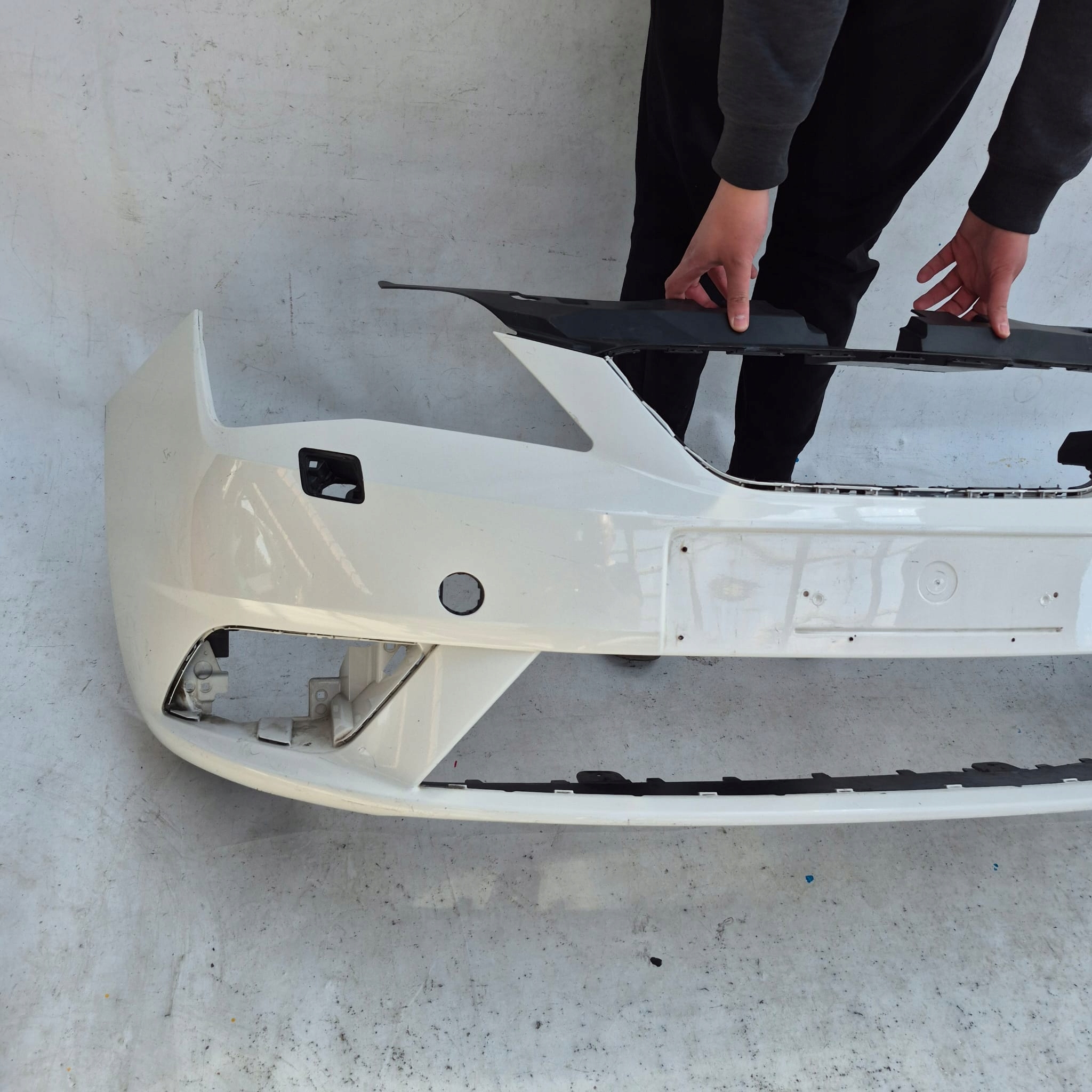 SEAT IBIZA IV 4 LIFT 12-17 bumper front front washer 6J0807231D
