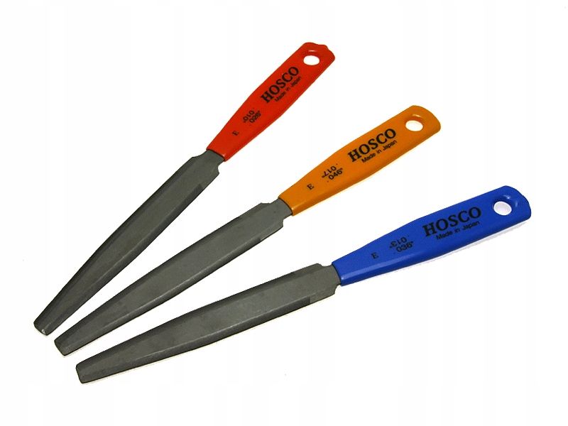 Pilníky pro sedla elektrických kytar Hosco NF3E