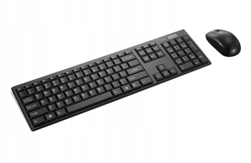 Zestaw Bezprzewodowy Lenovo 100 Combo Klawiatura I Mysz Czarne Biuro Pc