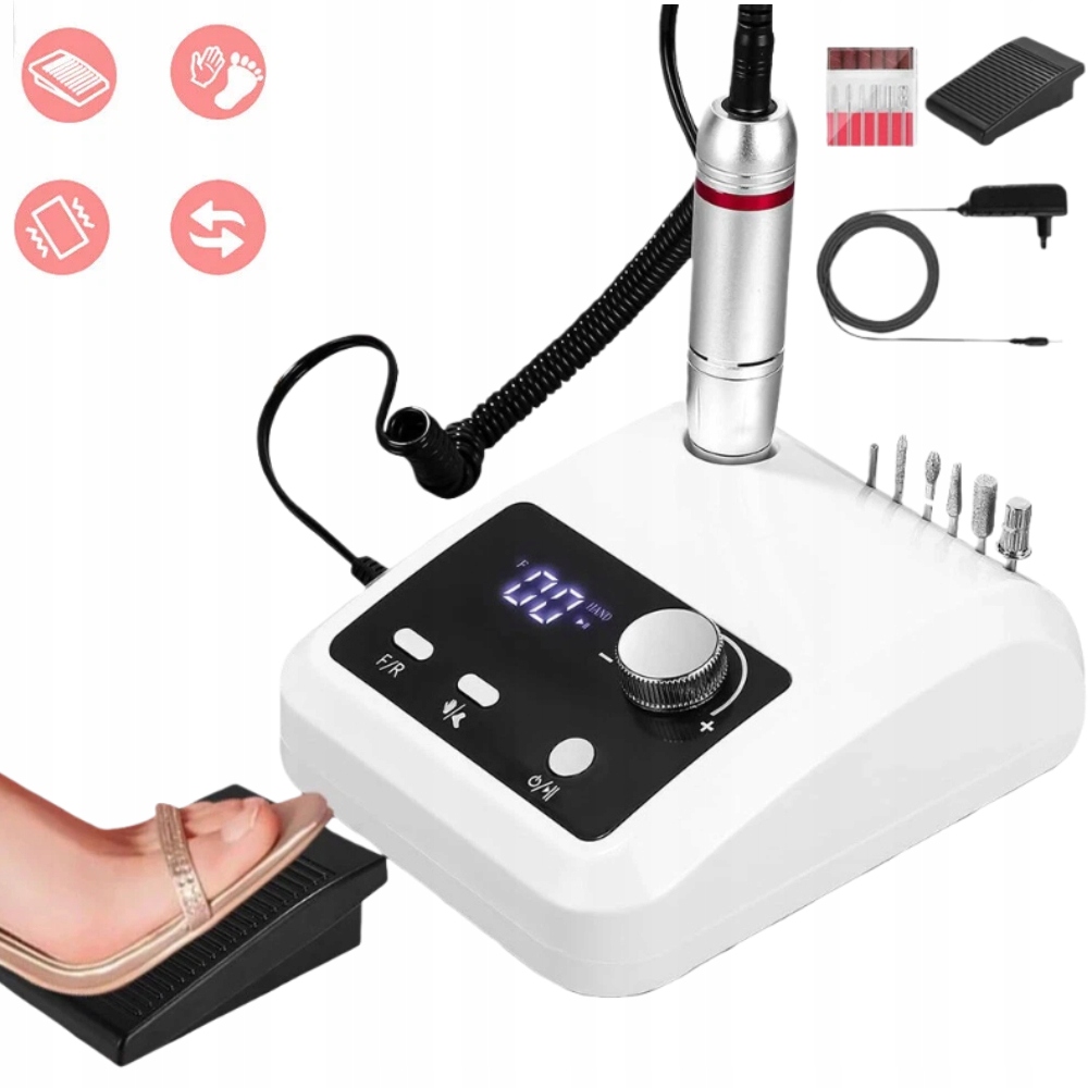 Bruska Profesionální Silná Manikúra Pedikúra Sada