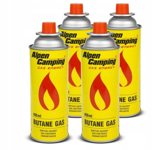 

Gaz do kuchenek Kartusz gazowy nabój Palnika 4 szt