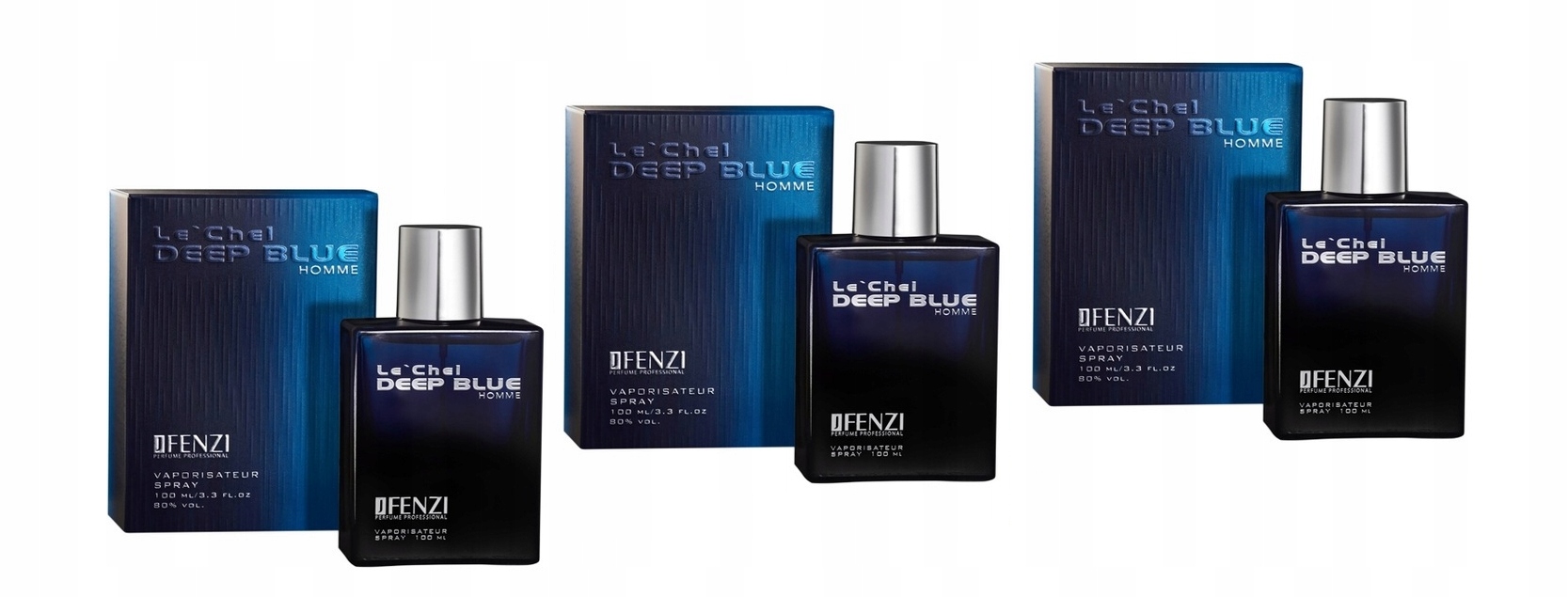JFenzi Le'Chel Deep Blue 3x100 ml Edp