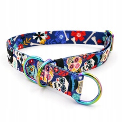 Levně Polostahovací obojek Día de los Muertos M/L