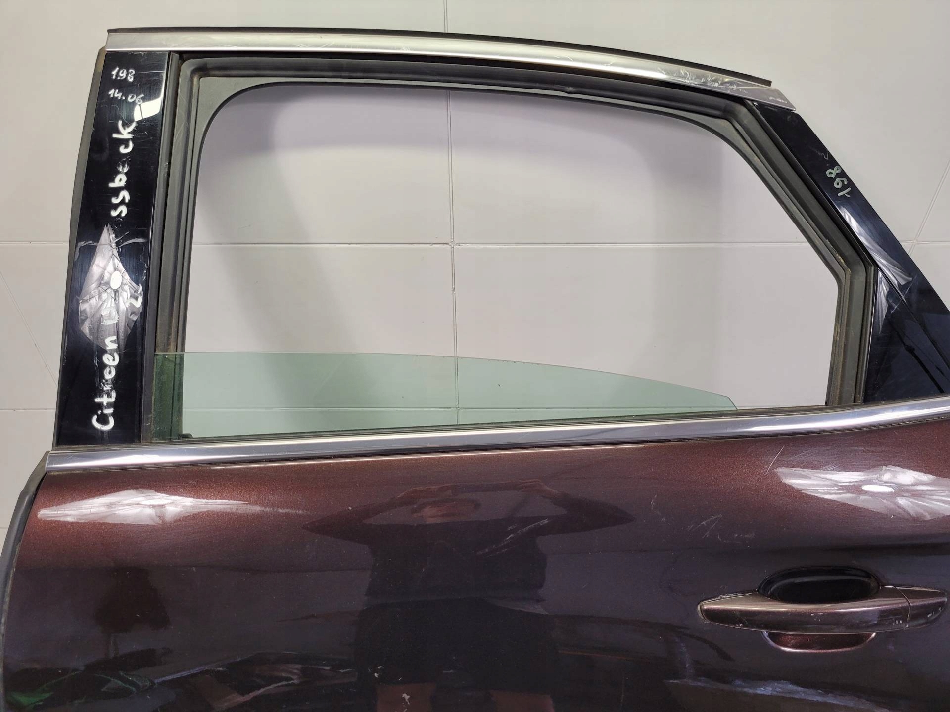 door rear part left side Citroen DS7 Crossback 2017