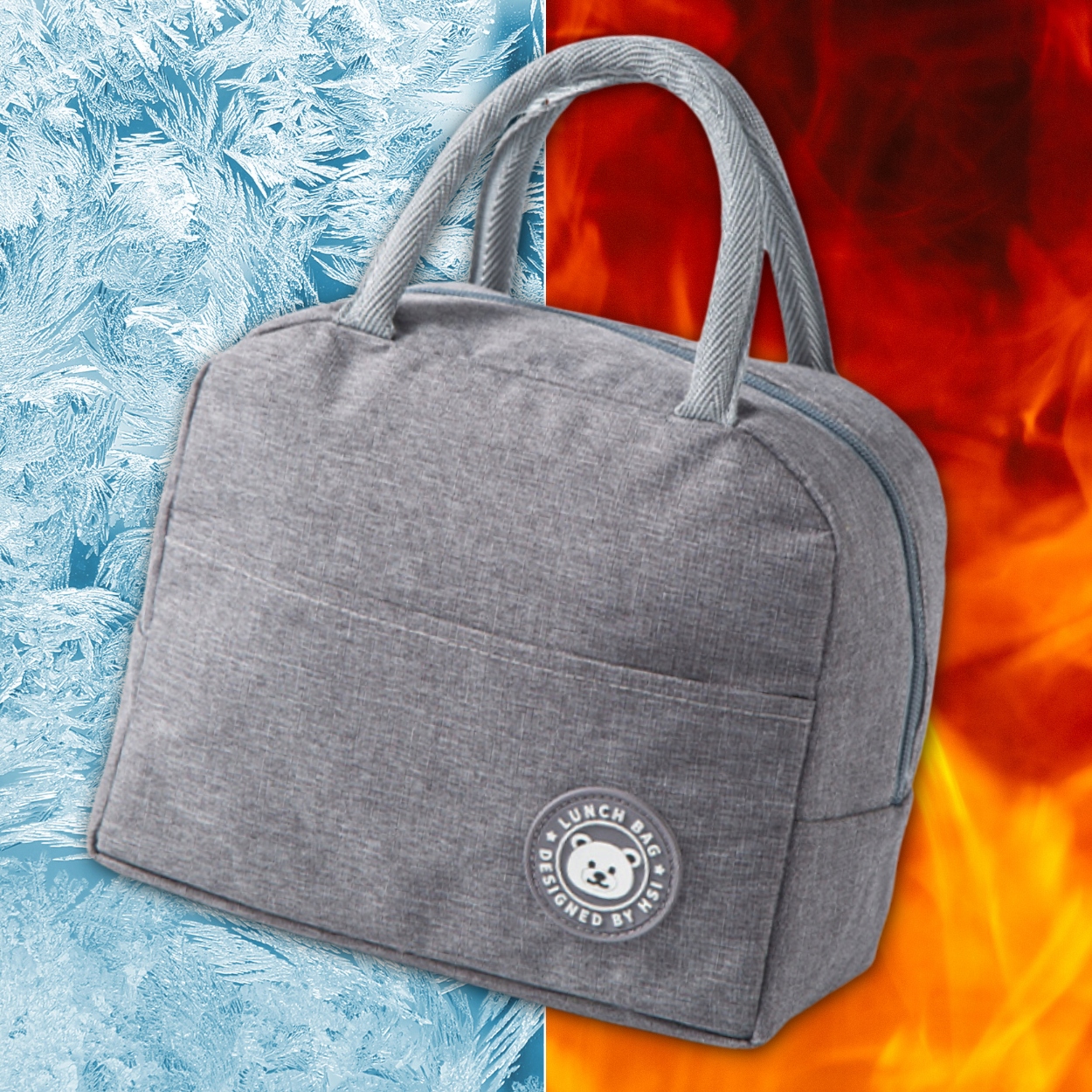 TORBA TERMICZNA IZOLACYJNA NA JEDZENIE ŚNIADANIOWA PIKNIK PLAŻĘ LUNCH BOX Model TORBA ŚNIADANIOWA DO PRACY DO SZKOŁY LUNCH BOX