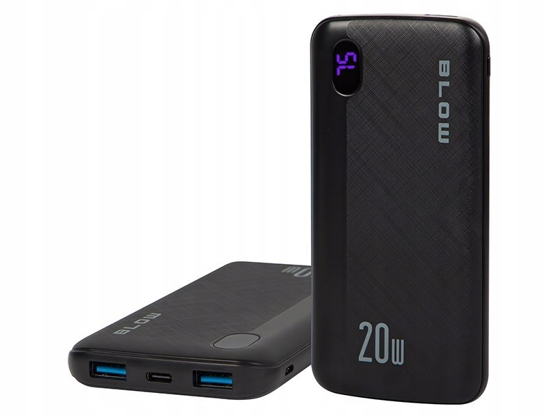 Blow Power Bank 10000MAH Qc 20W Czarny PB10B
