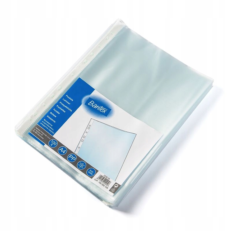 

Koszulki groszkowe A4 Bantex 48mic 100szt.