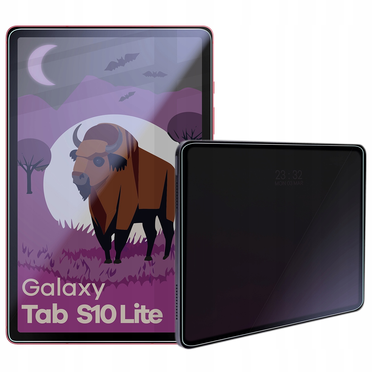 Szkło hybrydowe prywatyzujące do Galaxy Tab S10 Lite, Bizon szybka matowa