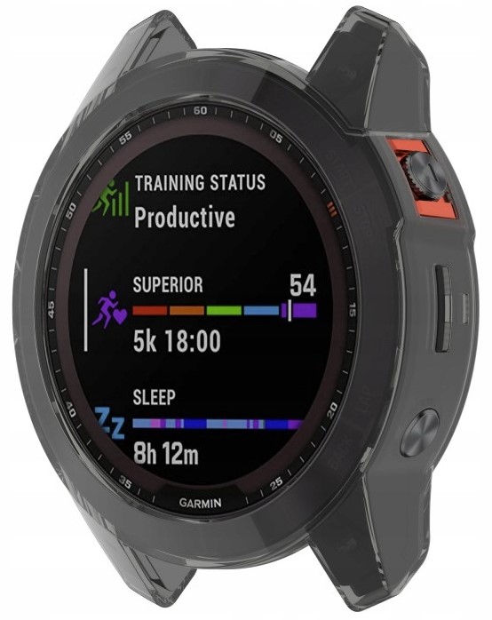 ETUI CASE Garmin Fenix 7S Sapphire Solar +ZAŚLEPKA Model Garmin Fenix 7S Sapphire Solar