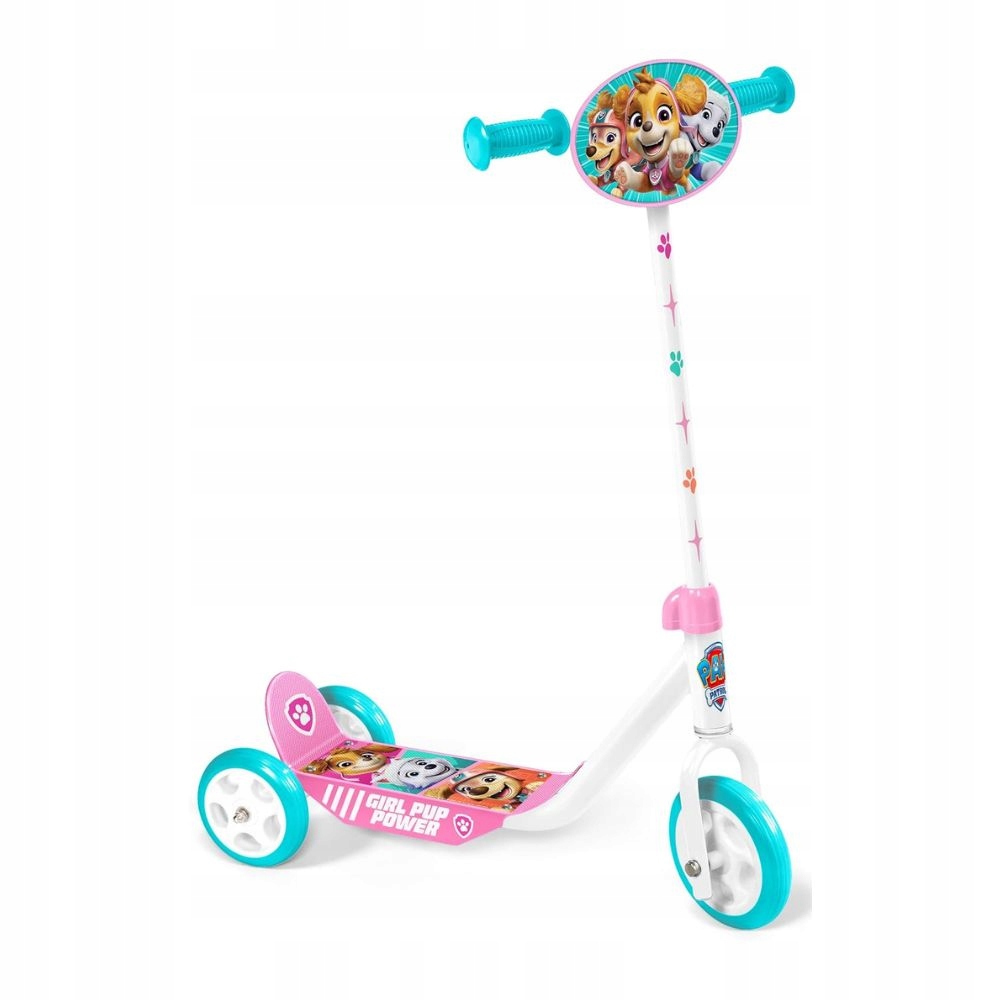 Hulajnoga Trójkołowa inSPORTline Psi Patrol Girl Stalowa 20kg 2 lata+ Lekka