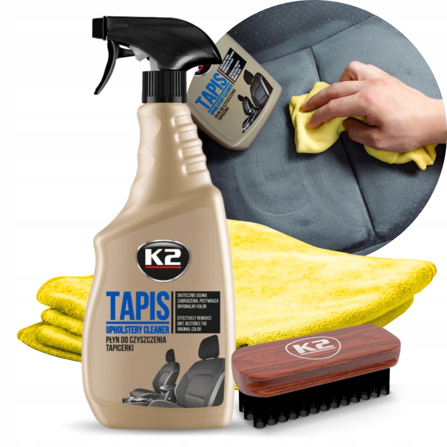 

Czyszczenie Pranie Tapicerki K2 Tapis szczotka