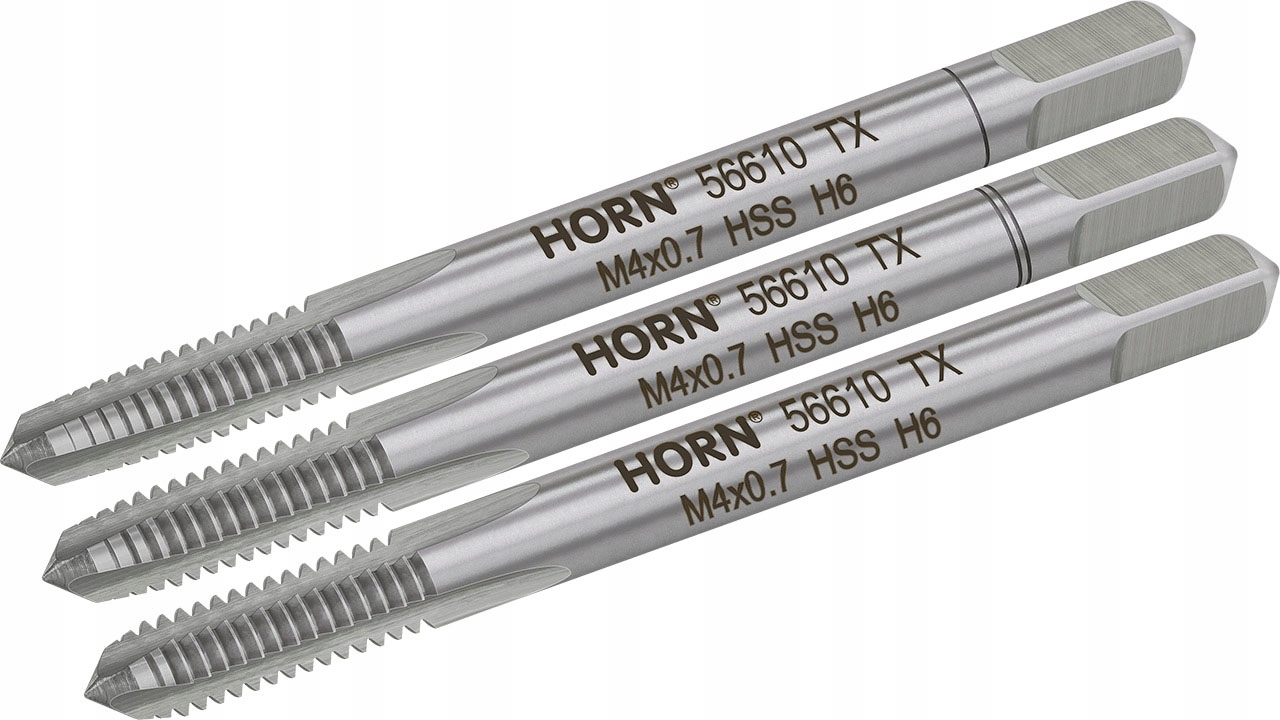 GWINTOWNIK M4 HSS GWINT M4x0.7 mm. KOMPLET 3 SZT Stan opakowania oryginalne