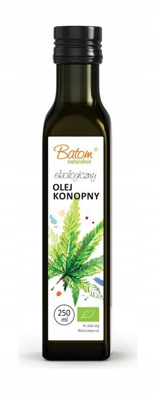 Konopný Olej Lisovaný Za Studena Bio 250 ml Batom
