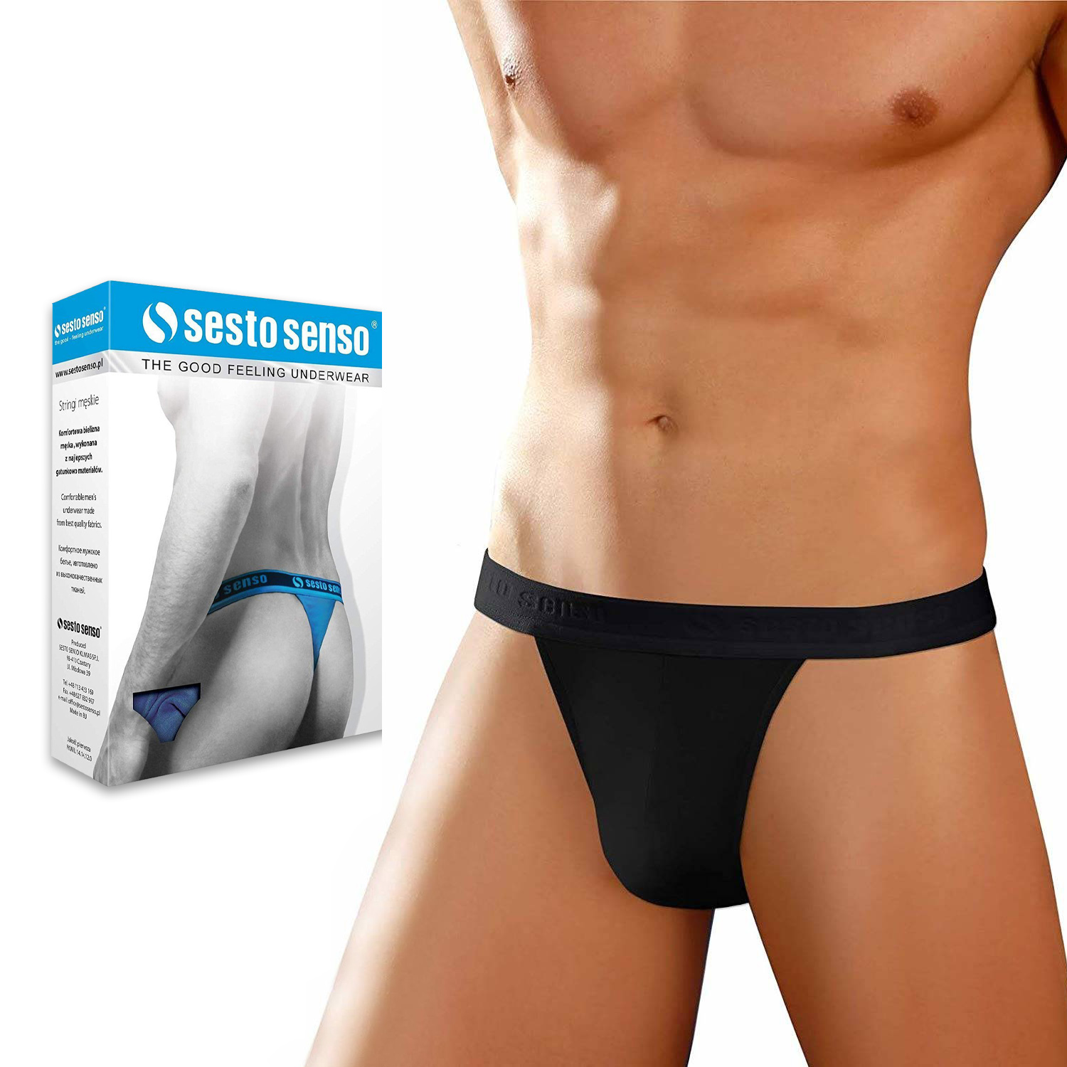 SESTO SENSO - stringi MĘSKIE STM01 kolory r XL