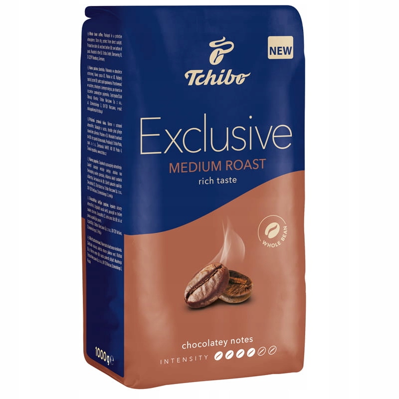 Tchibo Exclusive středně pražená Káva zrna 1000 g
