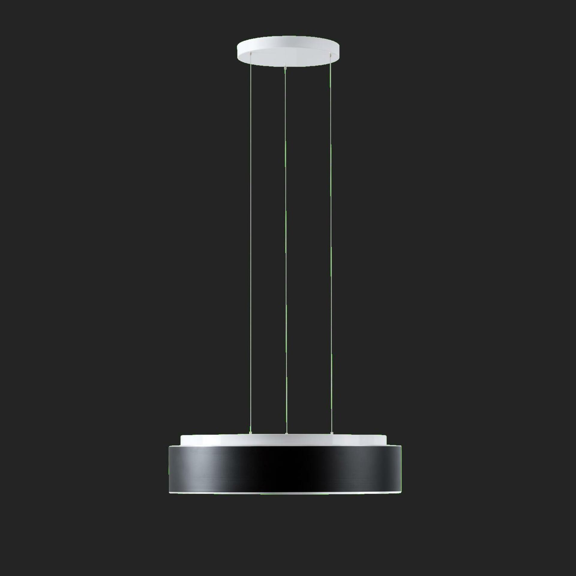 Osmont 67414 Eris LEC4 závesné sklenené svietidlo biela bielo čierna IP40 3