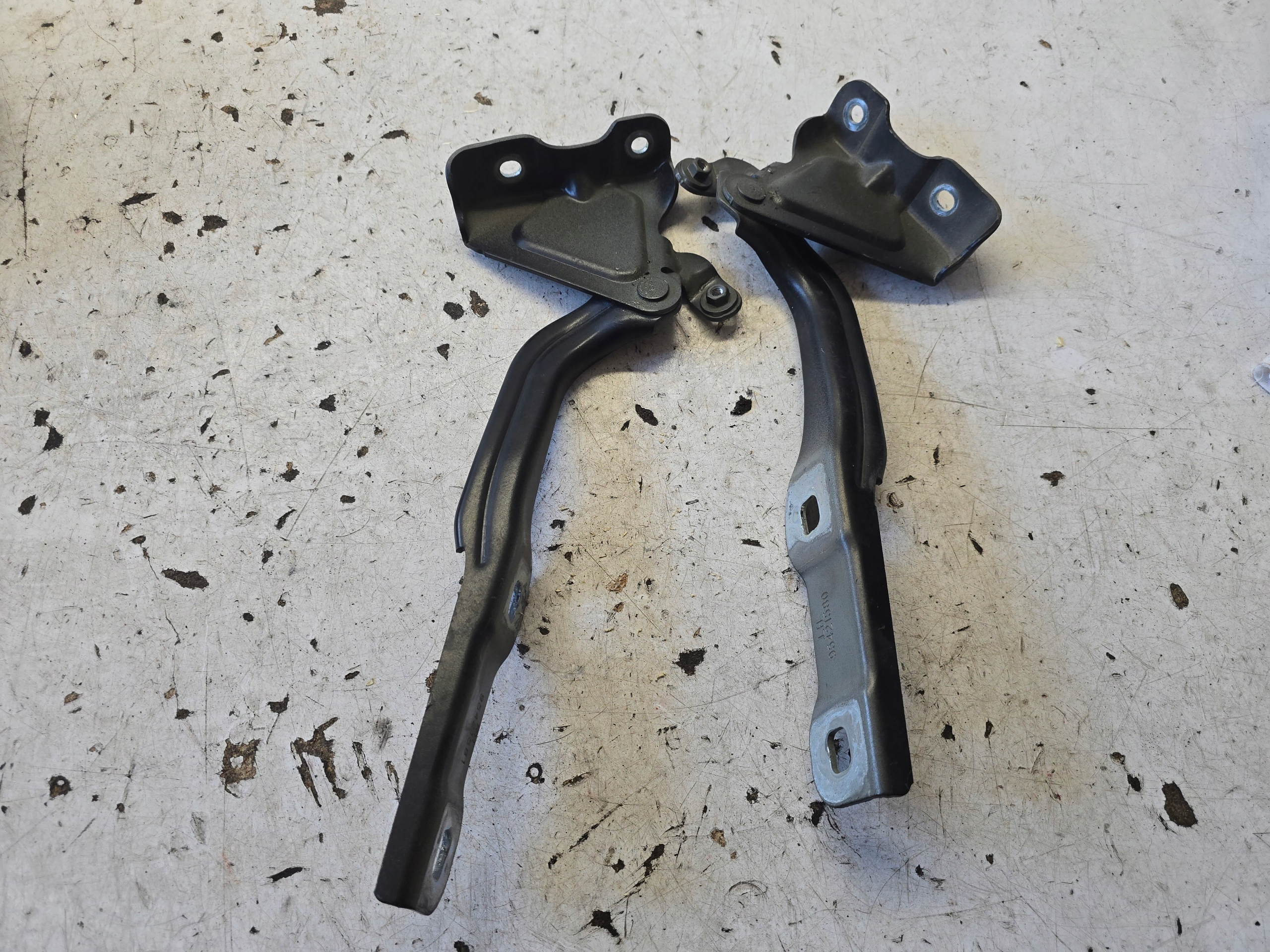 OPEL MOKKA X bonnet hinges right left KOMPLET Z22Y