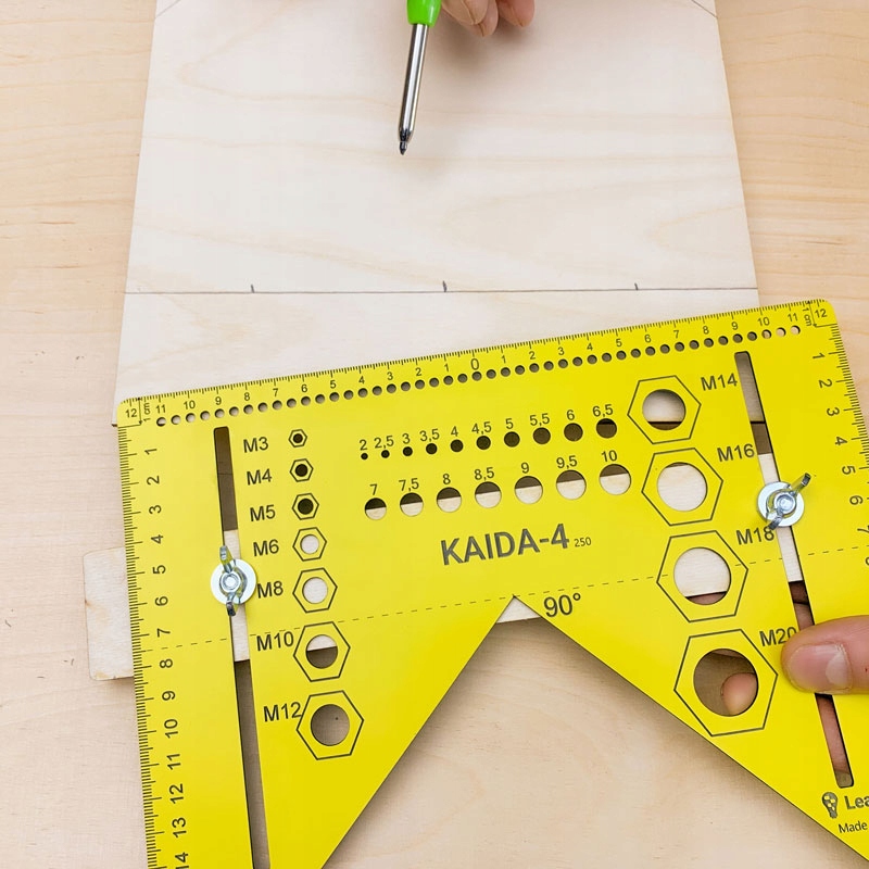 

Przyrząd do trasowania od krawędzi KAIDA-4 250 mm