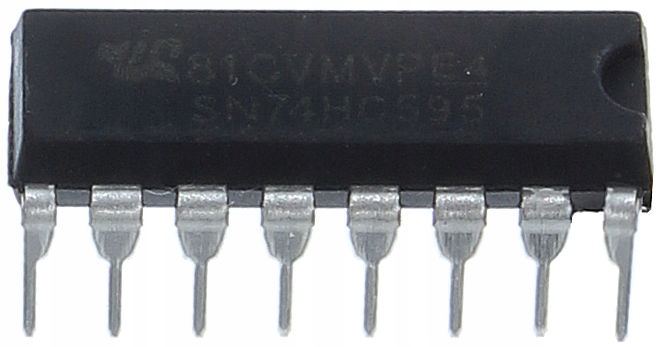 

74HC595 Rejestr Przesuwający 8 bitowy Arduino