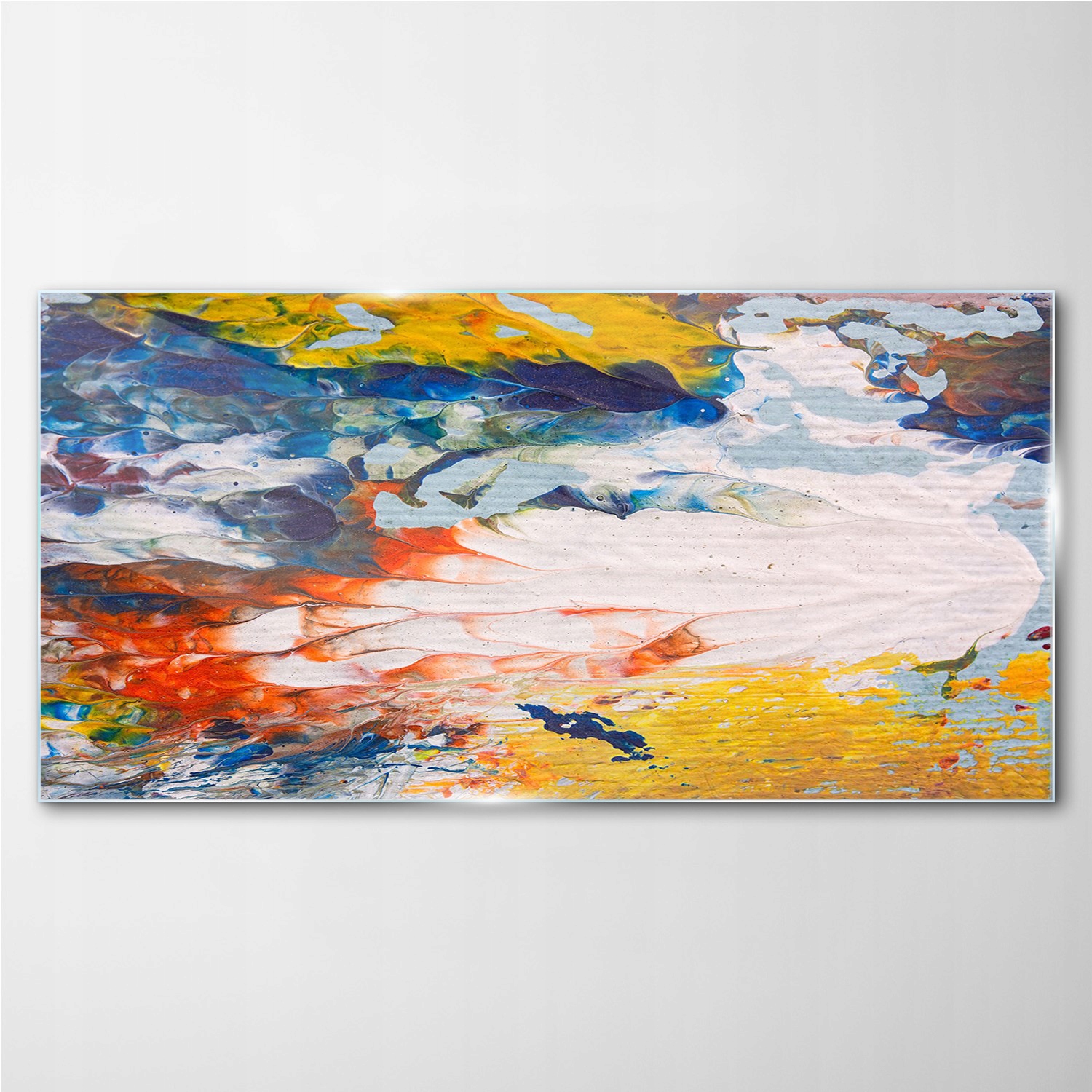 

Obraz na ścianę szklany Napaćkana farba 100x50 cm