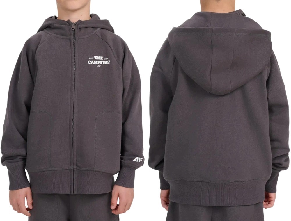 Chłopięca bluza 4F dresowa rozpinana sportowa r. 158