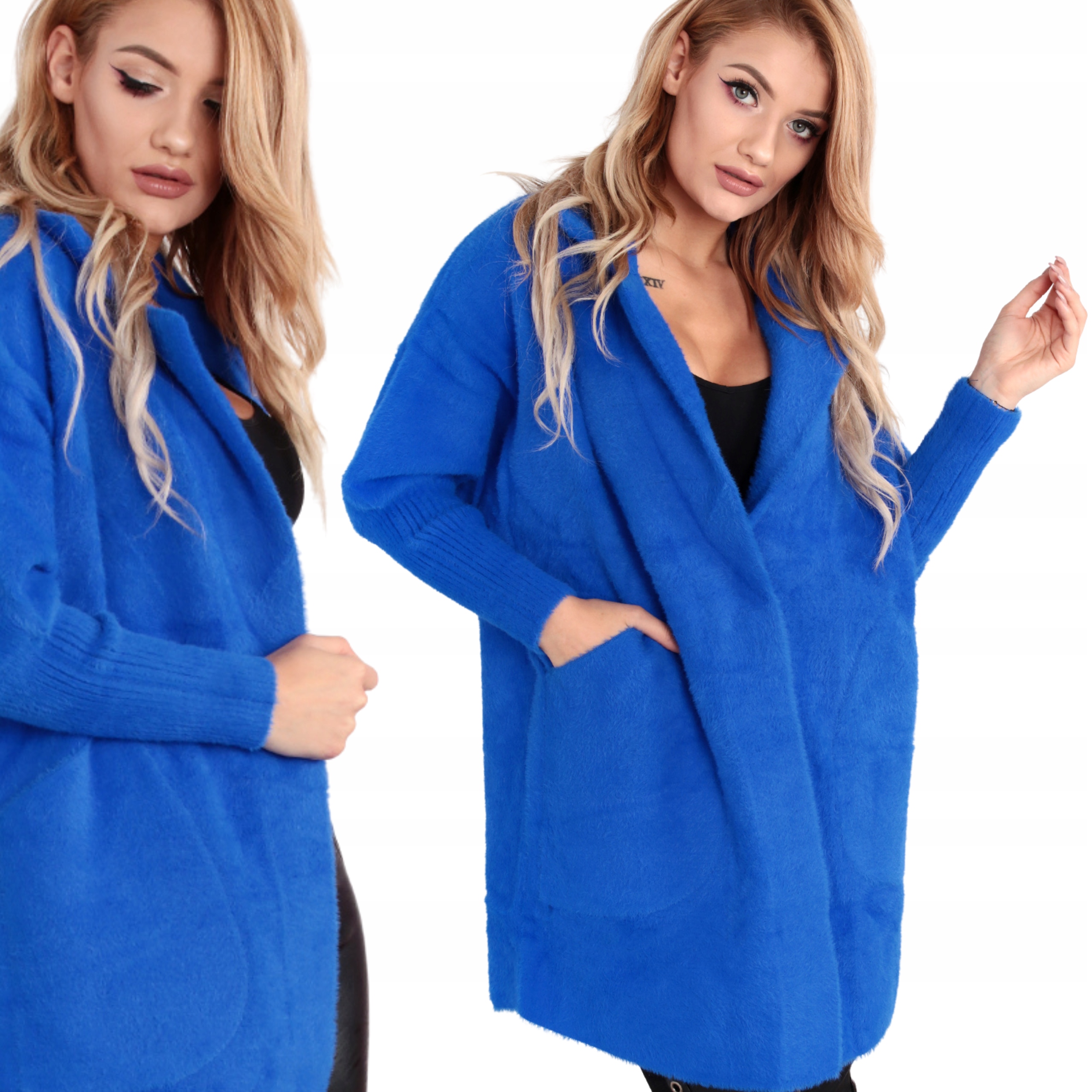 

Alpaka Oversize Plus Size 56-62 Chabrowy 1918