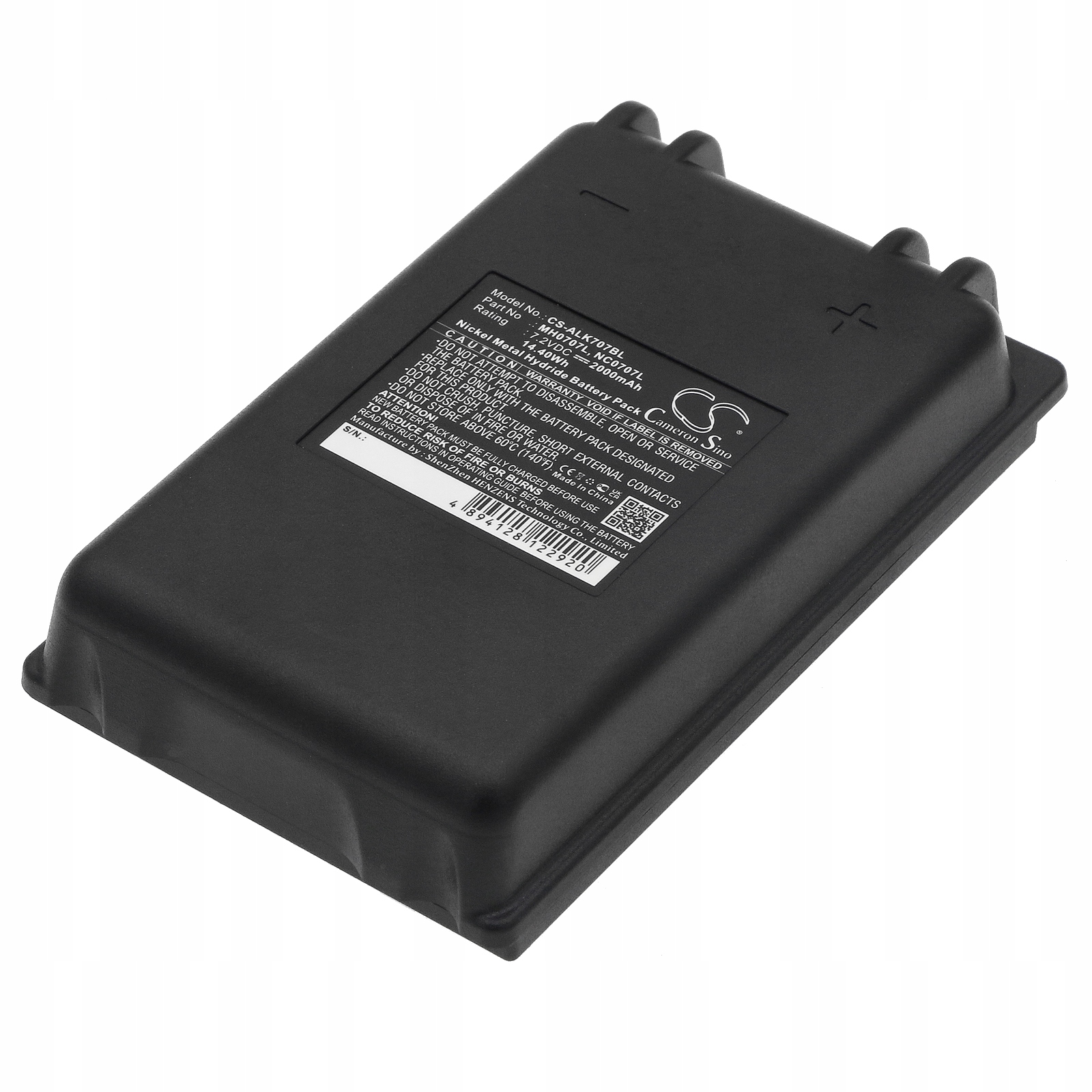 Techtek Baterie 2000mAh kompatibilní s [Autec] CB71.F, FUA10, UTX97 transm